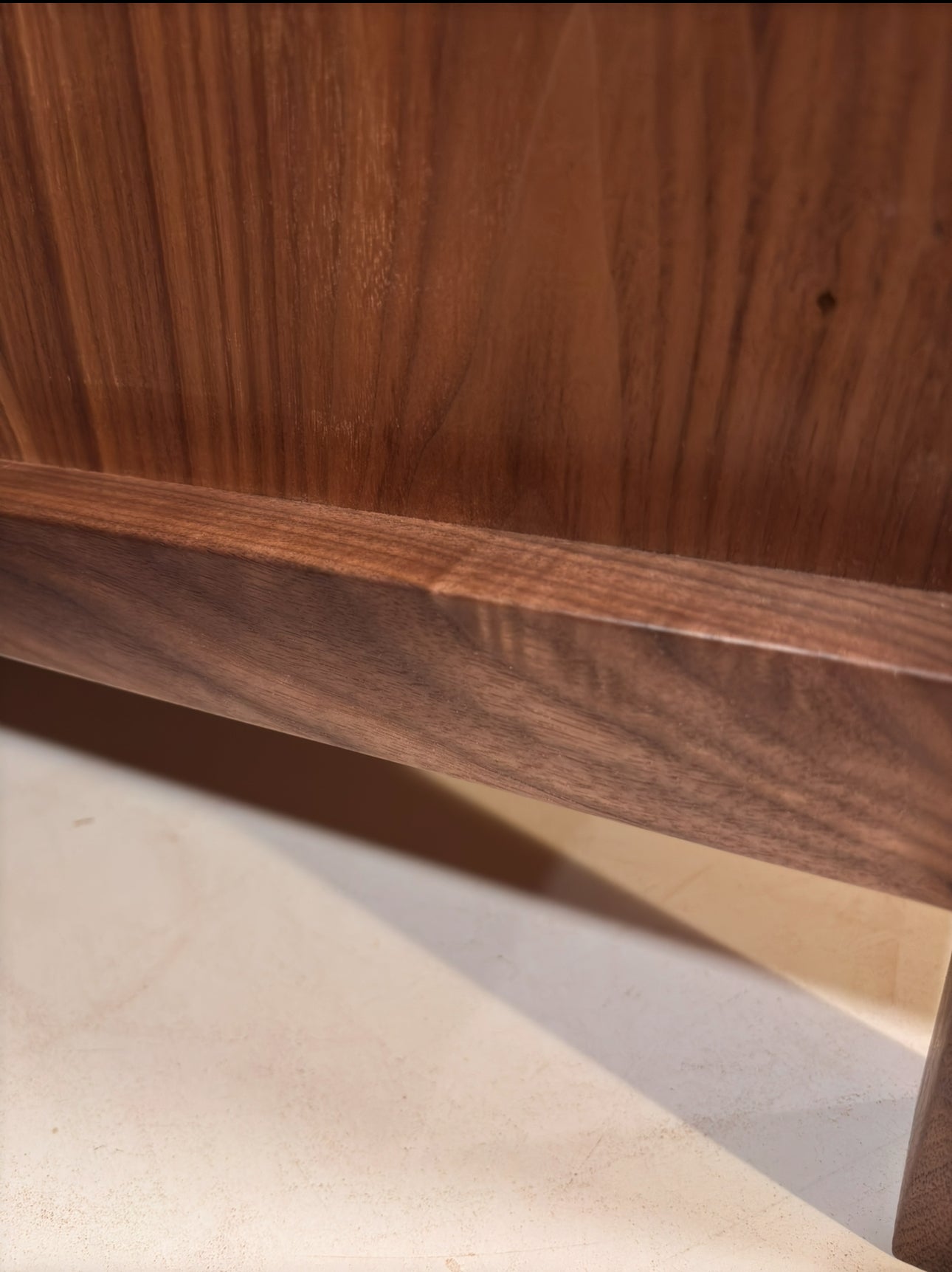 Walnut side table
