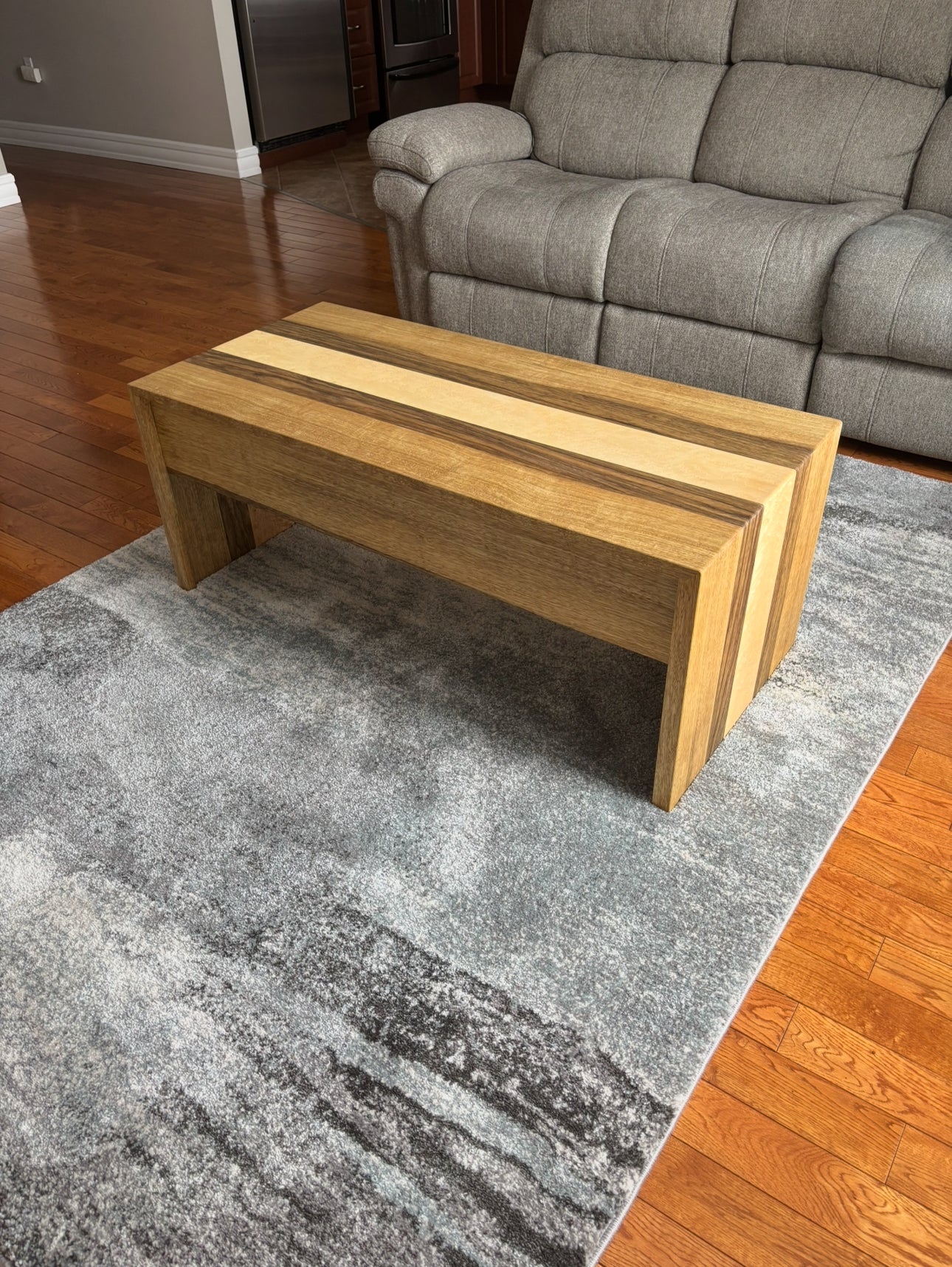 Limba Wood Coffee Table