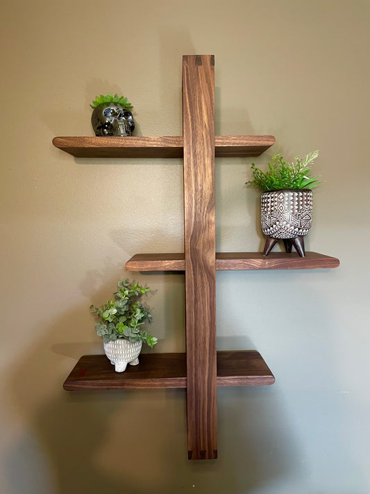 Walnut Floating Shelf