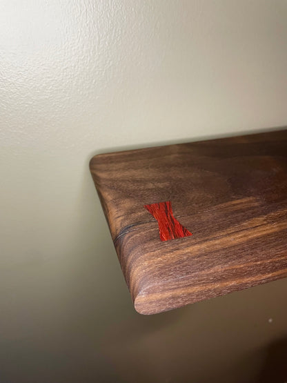 Walnut Floating Shelf