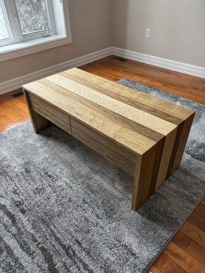 Limba Wood Coffee Table