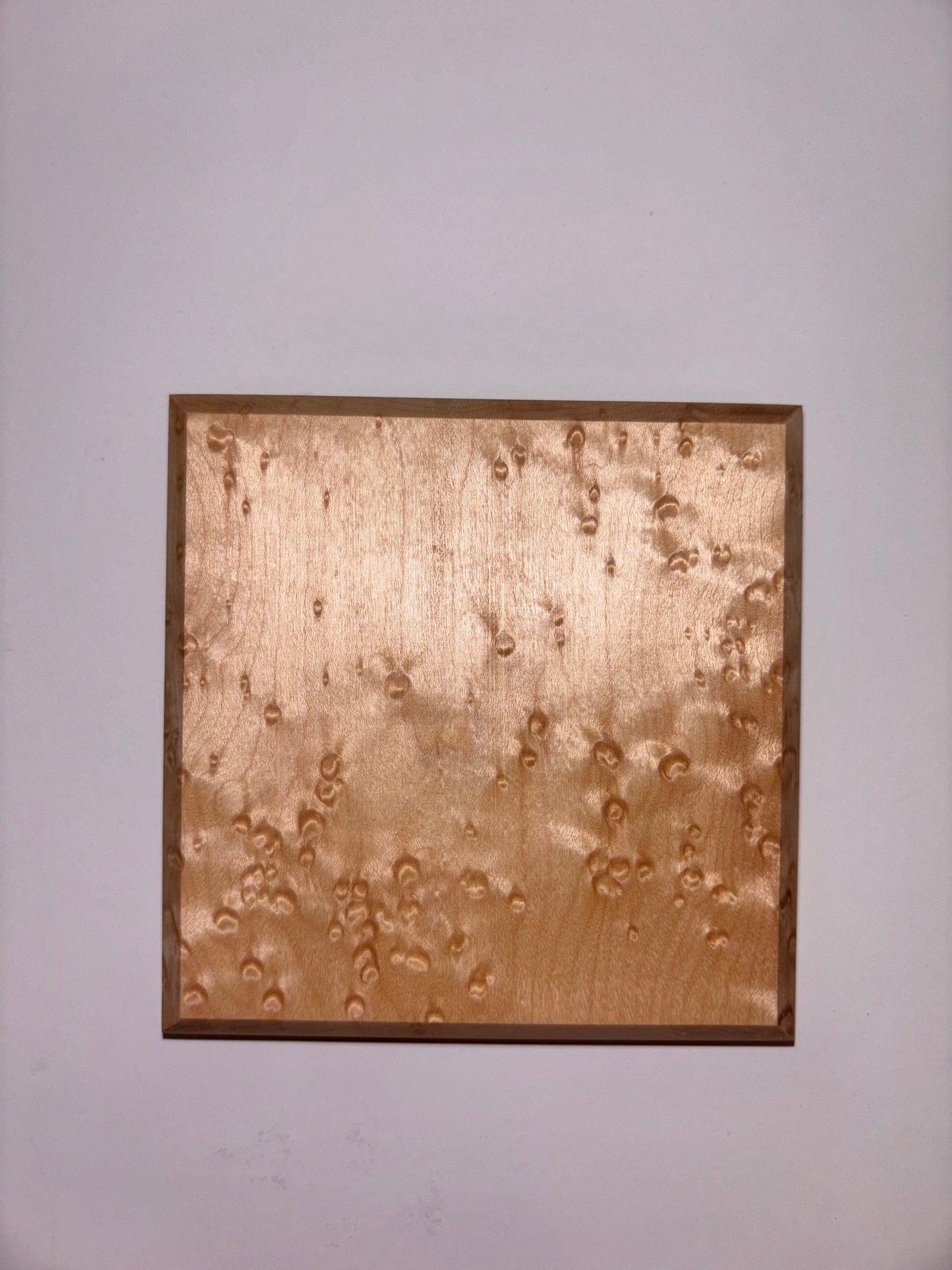 Birds Eye maple coasters