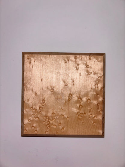 Birds Eye maple coasters